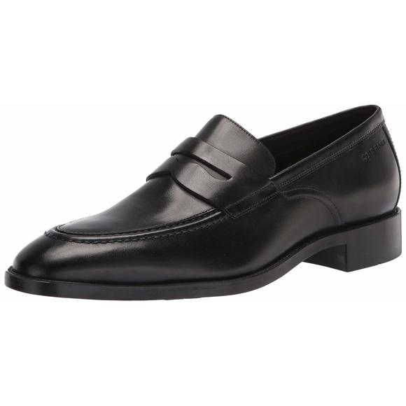 Cole Haan Men's Hawthorne Penny Loafer, Black, 9.5 - Picture 1 of 1